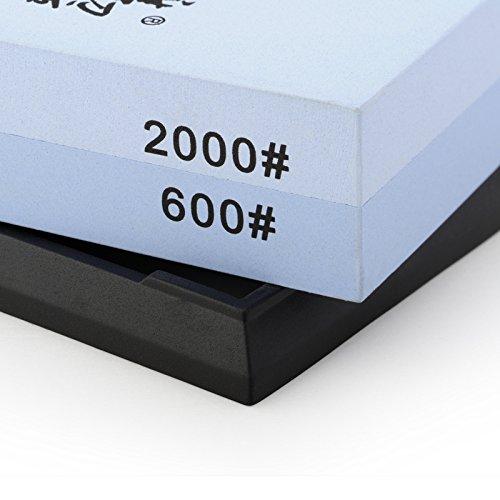 TAIDEA 600 2000 Grit Combination Corundum Whetstone Knife Sharpening Stone   Double Two-Sided For Discount