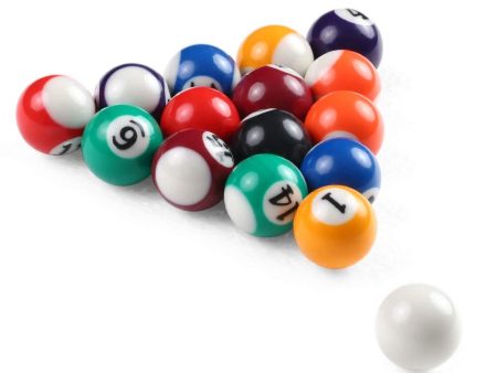 Godyluck 25MM   38MM Children Billiards Table Balls Set Resin Small Pool Cue Balls Full Set on Sale