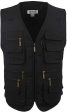 LUSI MADAM Mens Outdoor Vest Multi-Pockets Casual Vest for Work Fishing Photography Journalist Online