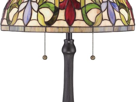 Fine Art Lighting Tiffany Table lamp, Multi Color Discount