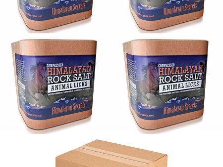 Compressed Himalayan Salt Lick for Horse, Cow, Goat, etc. Made from Specially Selected Higher Quality Himalayan Salt - Evenly Distributed Minerals - 100% Pure & Natural Discount