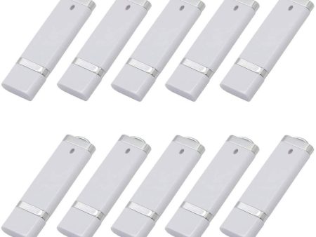 10PCS 16GB USB 2.0 Flash Drive -Bulk Pack-Memory Storage Thumb Stick Light Fashion