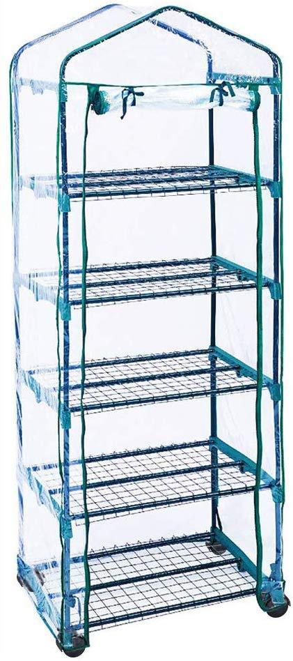 Worth 5 Tier Greenhouse, Portable Garden House with Wheels, Sturdy Shelves For Cheap