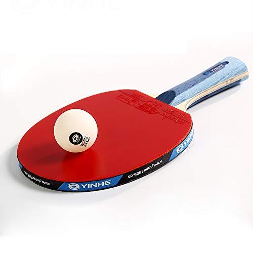 SSHHI Ping Pong Racket Set,Attacking Table Tennis Bats,Suitable for Intermediate Players to Use, Durable As Shown Short Handle For Sale