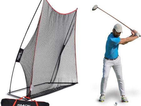 Rukket 10x7ft Haack Golf Net | Practice Driving Indoor and Outdoor | Golfing at Home Swing Training Aids | by SEC Coach Chris Haack Sale