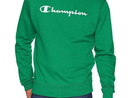 Champion Men s Graphic Powerblend Fleece Crew For Discount