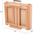 MEEDEN Studio Sketchbox Table Easel with Metal Lined Drawer - Adjustable Solid Beech Wood Tabletop Easel & Sketchbox Artist Easel with Storage Online Hot Sale