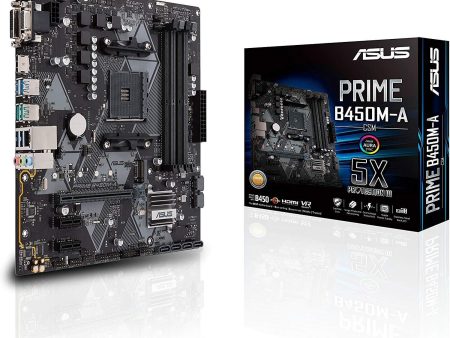 Asus Prime B450M-A CSM AMD Ryzen 2 AM4 DDR4 HDMI DVI VGA M.2 USB 3.1 Gen2 mATX Motherboard Supply