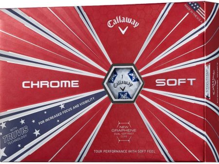 Callaway Golf Chrome Soft Truvis Golf Balls, (One Dozen) on Sale