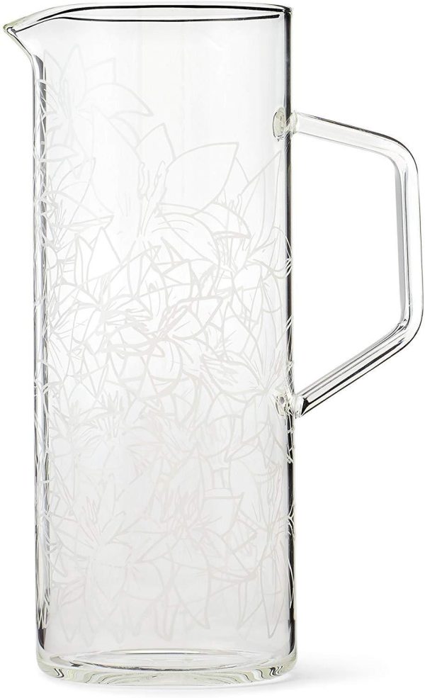 TeavanaPoinsettia Glass Pitcher For Discount