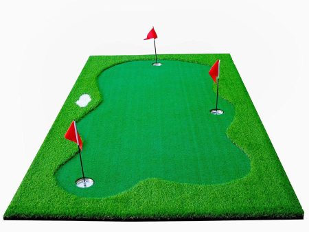 77tech Golf Putting Green System Professional Practice Large Indoor Outdoor Challenging Putter Made of Waterproof Rubber Base Golf Training Mat Aid Equipment on Sale