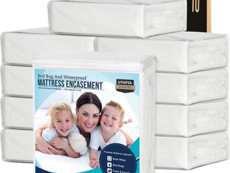 Utopia Bedding Zippered Mattress Encasement - Waterproof Mattress Protector (Twin XL) on Sale