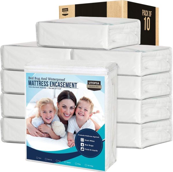 Utopia Bedding Zippered Mattress Encasement - Waterproof Mattress Protector (Twin XL) on Sale