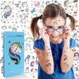 Unicorn Stickers Temporary Tattoos - Unicorn gifts for Kids,Unicorn Party Supplies,Waterproof Unicorn Tattoos Best Birthday Gifts for Girls and Boys,Over 1000 Tattoos Stickers (Tattoo Nail Stickers) Supply