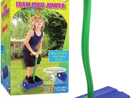 Click n  Play Foam Pogo Jumper - Makes Squeaky Sounds with Flashes LED Lights Cheap