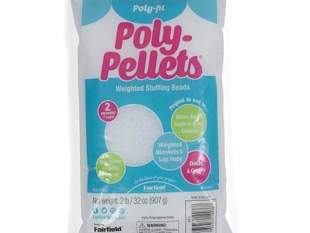 Fairfield Fil Poly Pellets Weighted Stuffing Beads, 6 Pound Pour and Store Bag, White on Sale