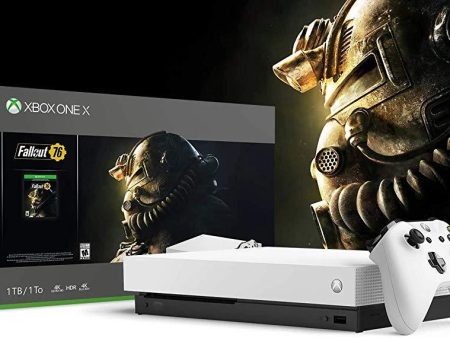 2019 Microsoft Xbox One X Robot White Special Edition 1TB Console (4K Ultra HD Blu-ray) With Wireless Controller And Fallout 76 Game Bundle Cheap