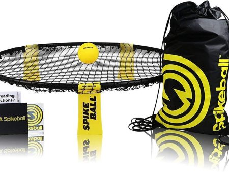 Spikeball Game Set - Played Outdoors, Indoors, Lawn, Yard, Beach, Tailgate, Park - Includes 1 Ball, Drawstring Bag, and Rule Book - Game for Boys, Girls, Teens, Adults, Family Online Hot Sale