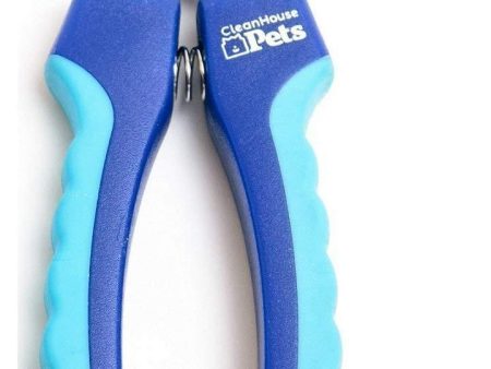 CleanHouse Pets Dog and Cat Nail Clippers, with Pet Safety Guard & Lock | Stainless Steel, Very Easy to Use - Best Pet Nail Trimmers for Animals. Small and Large Size Online