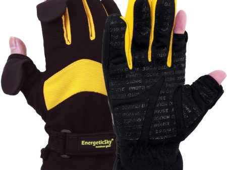 EnergeticSky Waterproof Winter Gloves,3M Thinsulate Ski & Snowboard Gloves for Men and Women,Touchscreen Gloves for Fishing,Photographing,Hunting Outdoor Activities. For Discount