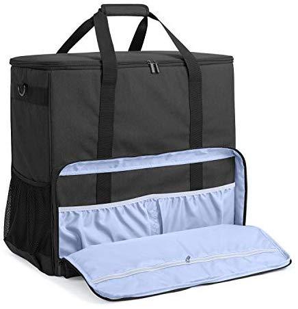 Curmio Desktop Computer Travel Bag, Carrying Case for Computer Tower PC Chassis, Keyboard, Cable and Mouse, Bag Only, Black Online