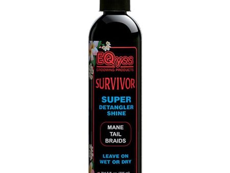 Eqyss Survivor Equine Detangler - Perfect for Manes, Tails, Braids, or Feathered Legs … Supply