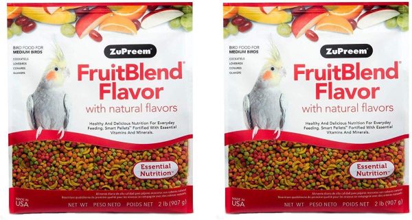 ZuPreem FruitBlend Premium Bird Diet for Medium Birds Fashion