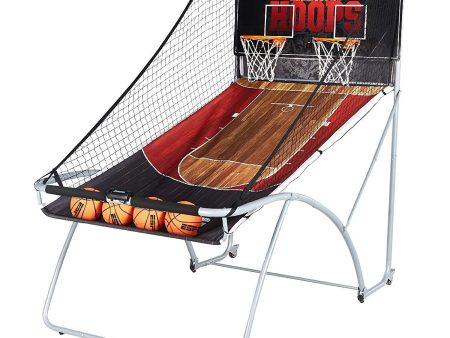 ESPN EZ Fold Indoor Basketball Game for 2 Players with LED Scoring and Arcade Sounds (6-Piece Set) on Sale