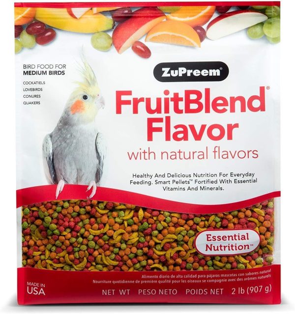 ZuPreem FruitBlend Premium Bird Diet for Medium Birds Fashion