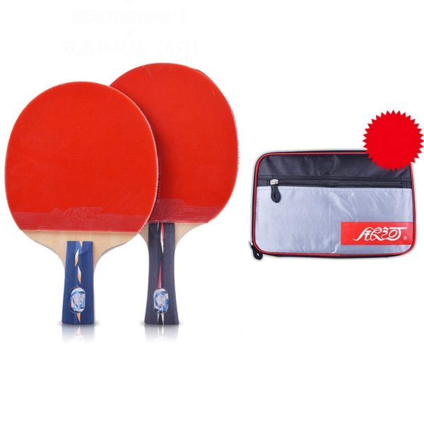 SSHHI Table Tennis 2 Player Set,Comfortable Handle,Ping Pong Paddle Set,Can Be Used for Indoor and Outdoor Game,Fashion As Shown A Cheap