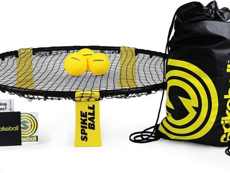 Spikeball Standard 3 Ball Kit - Includes Playing Net, 3 Balls, Drawstring Bag, Rule Book Online Hot Sale