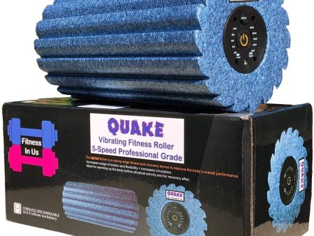 Quake 5 Speed Vibrating Foam Roller – Deep Tissue Massager, Trigger Point, Sports Therapy and Muscle Recovery on Sale