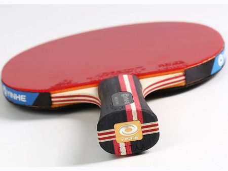 SSHHI Offensive Table Tennis Paddle,7 Layers of Wood,Ping Pong Racket Set,Can be Used by Beginners and Above, Strong As Shown Long Handle Discount