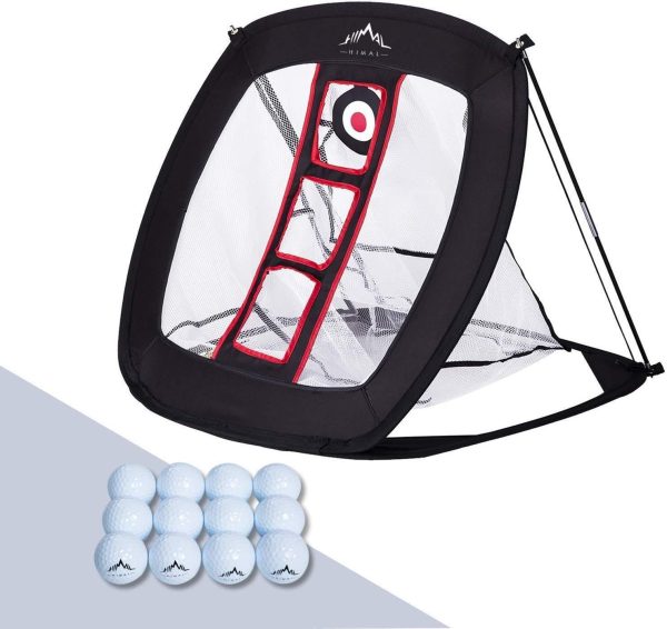 Himal Pop Up Golf Chipping Net Indoor Outdoor Collapsible Golf Accessories Golfing Target Net - for Accuracy and Swing Practice Discount