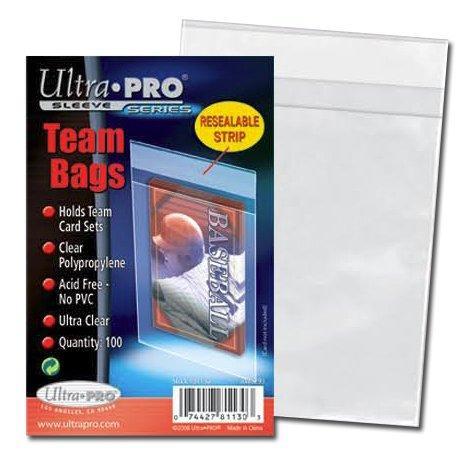 400 Ultra Pro Standard Team Bags 4 Packs of 100 New Team Set Lot Value Pack For Discount