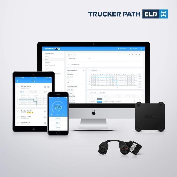 Trucker Path ELD – Electronic Logging Device, HOS, GPS Tracking, IFTA, ELD Compliance, OBDII Light Online Hot Sale