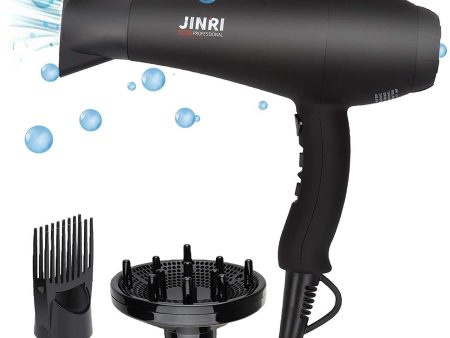 1875W Infrared Professional Salon Hair Dryer, Negative Ionic Blow Dryer for Fast Drying, AC Motor Light Weight Hair Blow Dryer with Diffuser & Concentrator & Comb Discount