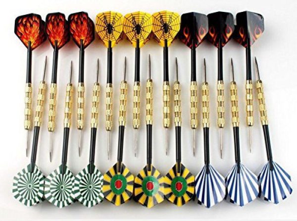 Interbusiness 16g Coppering Steel Tip Darts Needle Dart Flights 18pcs Hot on Sale